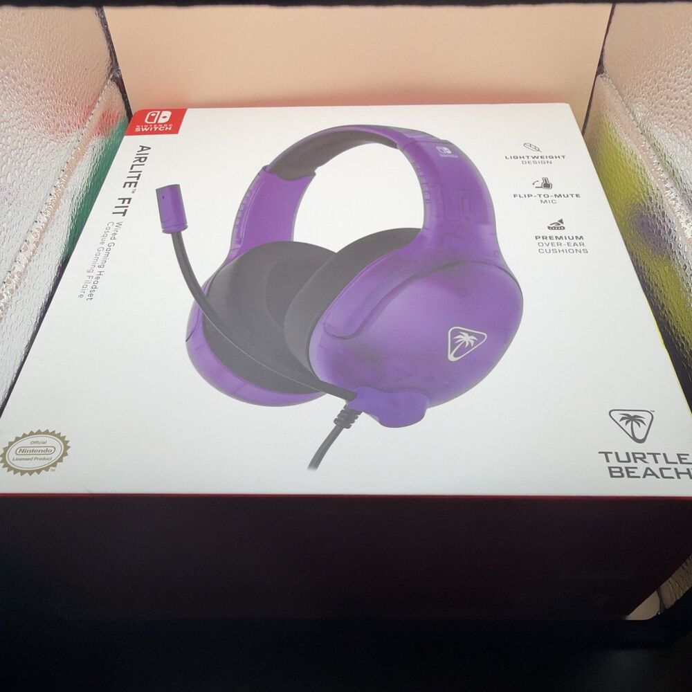Turtle Beach - Airlite Fit Wired Over-Ear Gaming Headset for Nintendo Switch,...